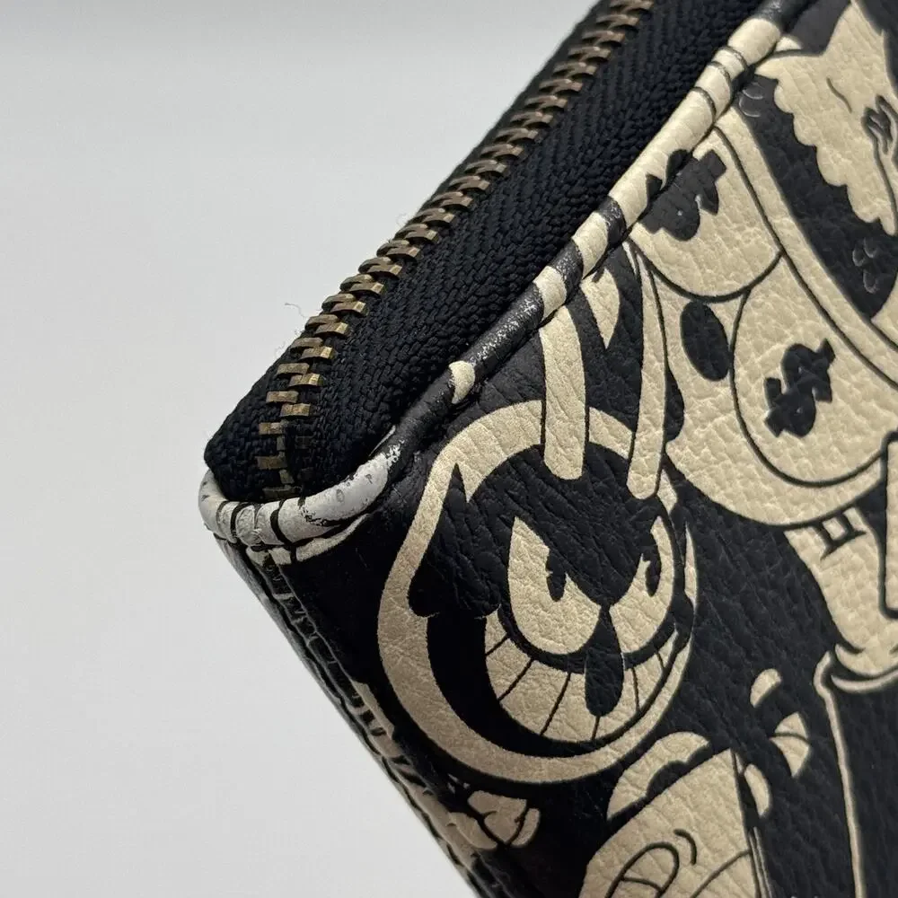 Loungefly Cuphead Mugman Wallet Zip Around Cartoon Print Womens Purse Handbag